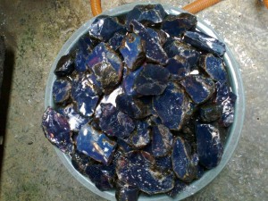 Доминиканский янтарь в голубой глине